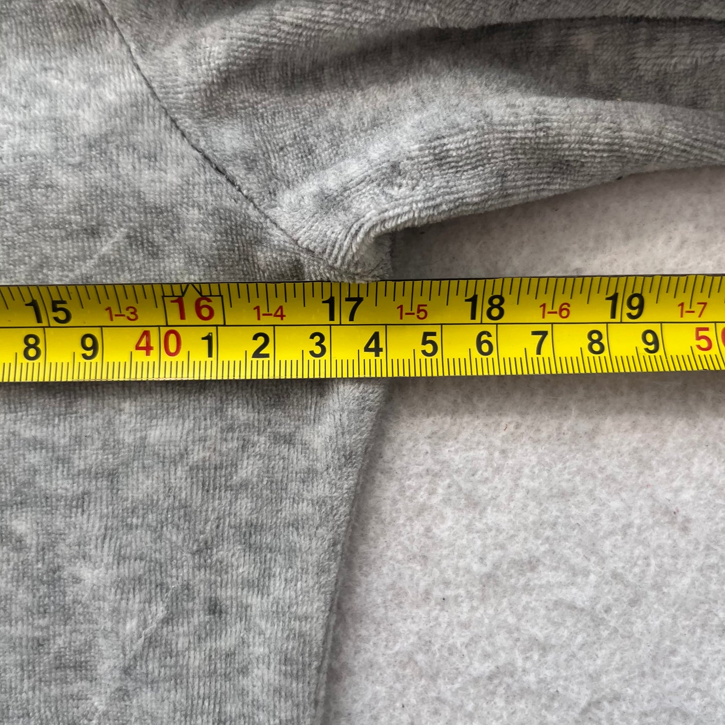 Juicy Couture Women's Heather Gray Velour Zip-Up Hoodie Y2K Long Sleeve Size S