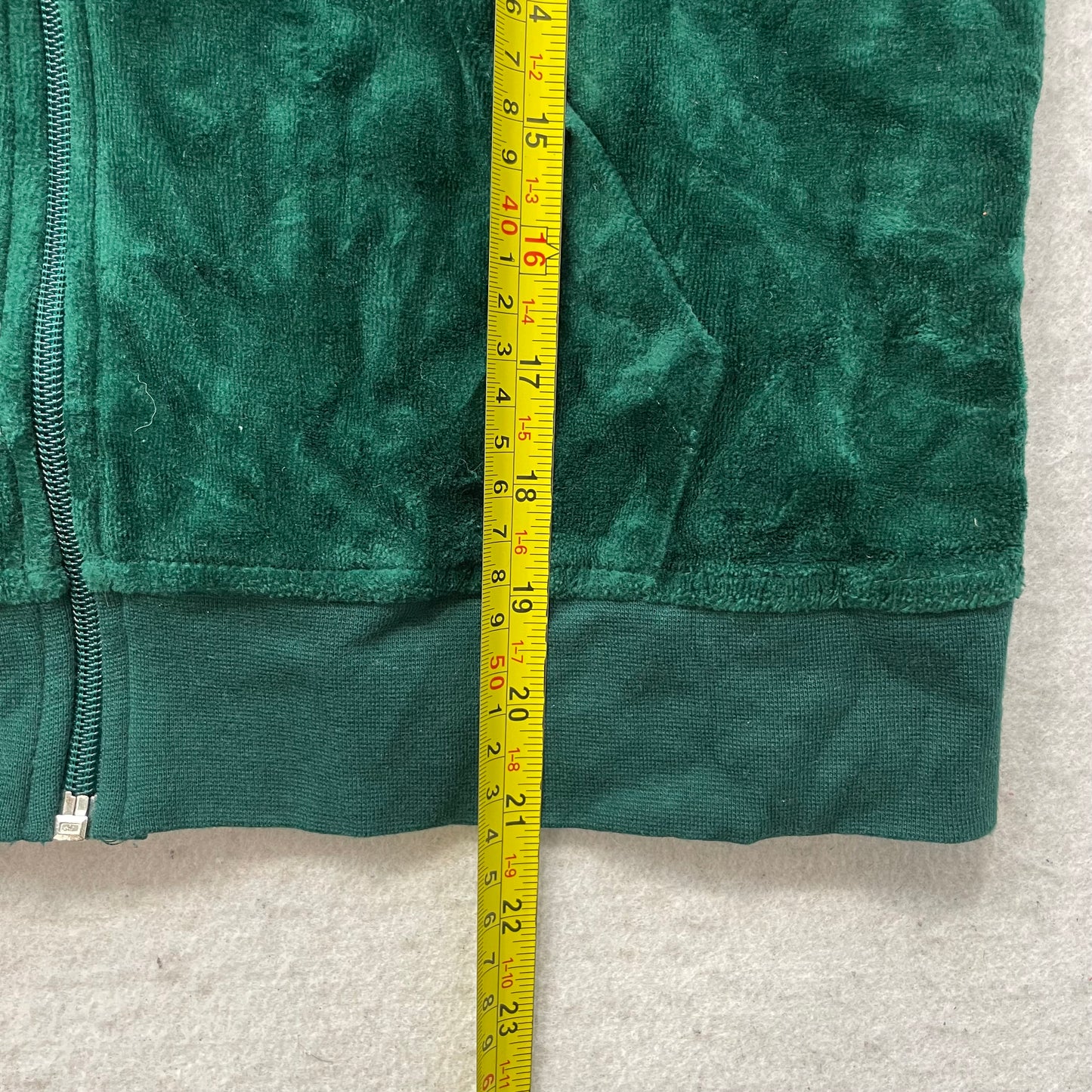 Juicy Couture Women's Dark Green Velour Tracksuit Set Hoodie & Pant Size S/L
