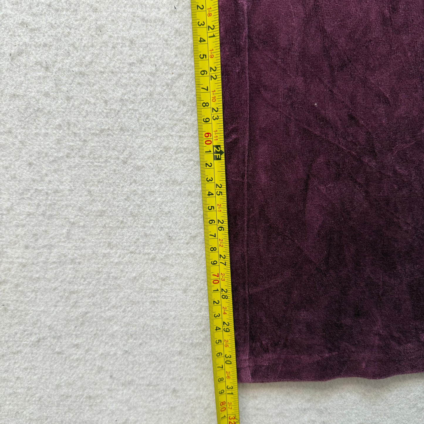Juicy Couture Women's Burgundy Velour Flared Track Pant Loungewear Preppy Size M
