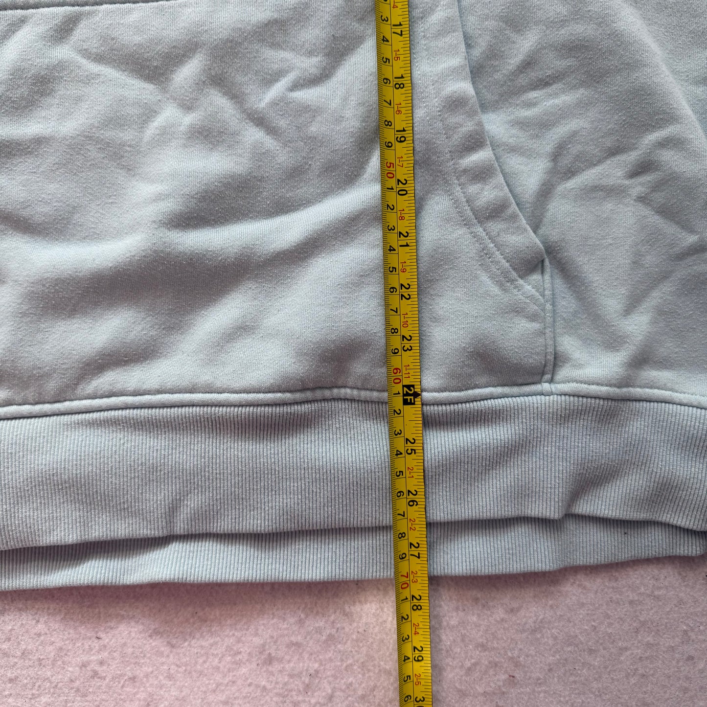 Urban Outfitters Tokyo Womens Mint Blue Hoodie Cherry Blossom Embroidered Size S