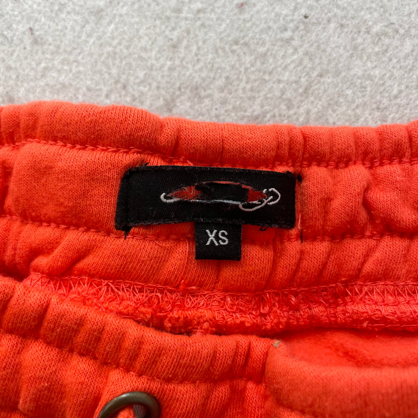 Ed Hardy Death Before Dishonor Dagger Graphic Women's Orange Track Pant Size XS