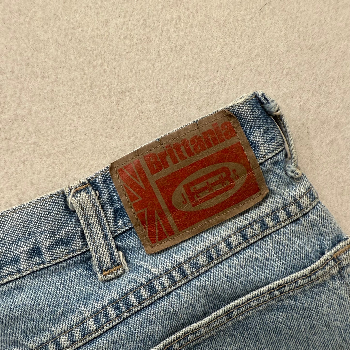 Cerruti 1881 Light Blue Denim Jeans Straight Leg 5 Pocket Size 40