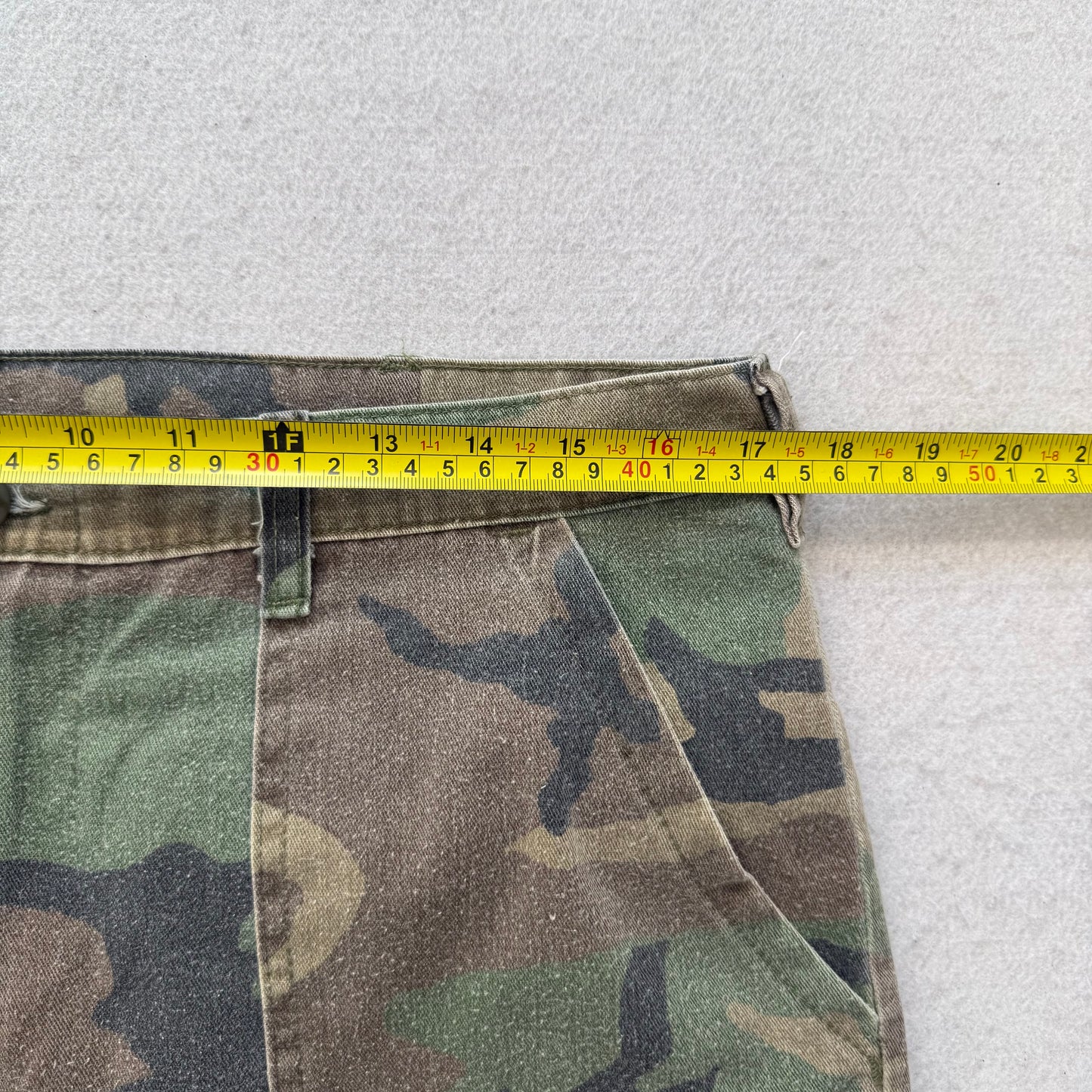Camo Gear Men's Woodland Camouflage Tactical Utility Cargo Pants Outdoor Size 34