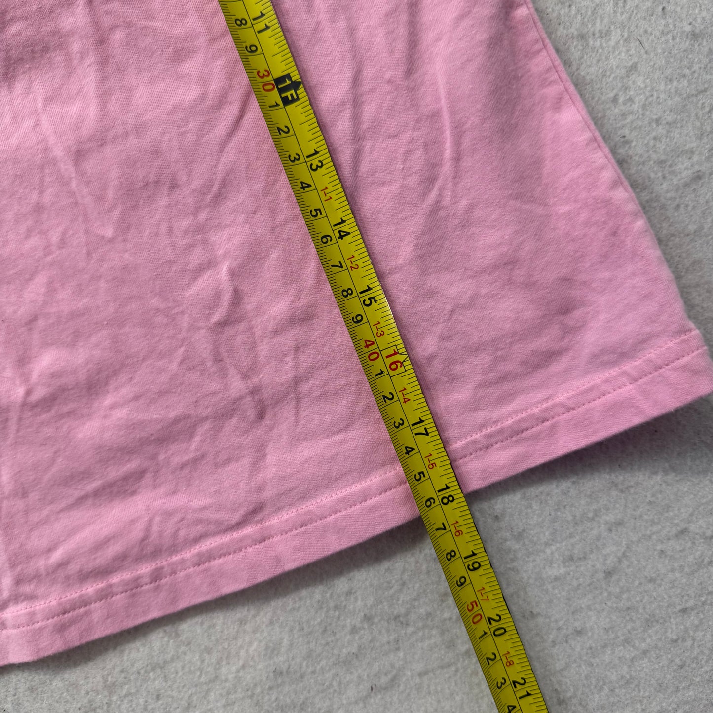 Dance Women's Baby Pink Cotton Camisole Tank Top V-Neck Embroidered Logo Size XL