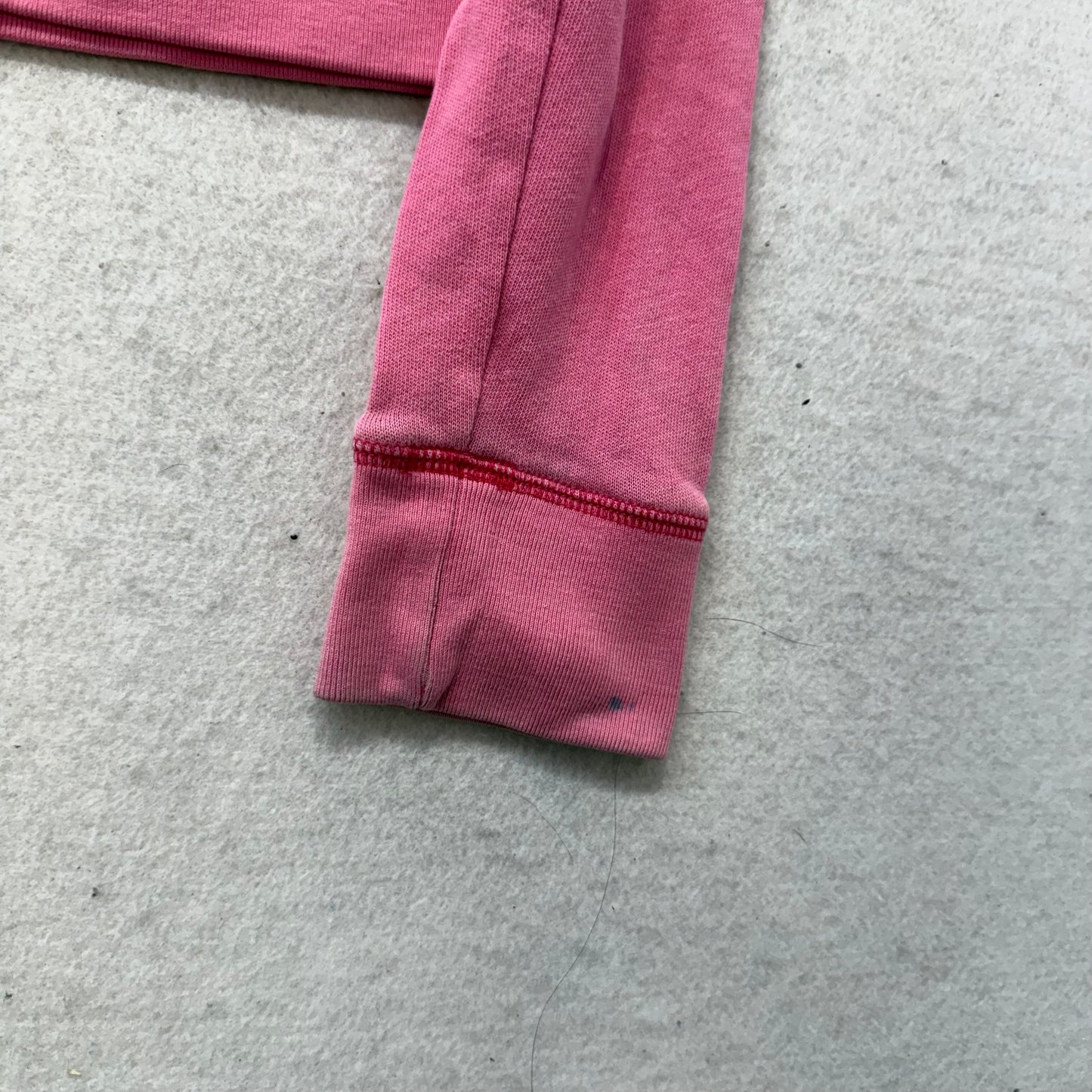 PINK Victoria's Secret Women's Pink Zip-Up Hoodie Long Sleeves Dog Logo Size S