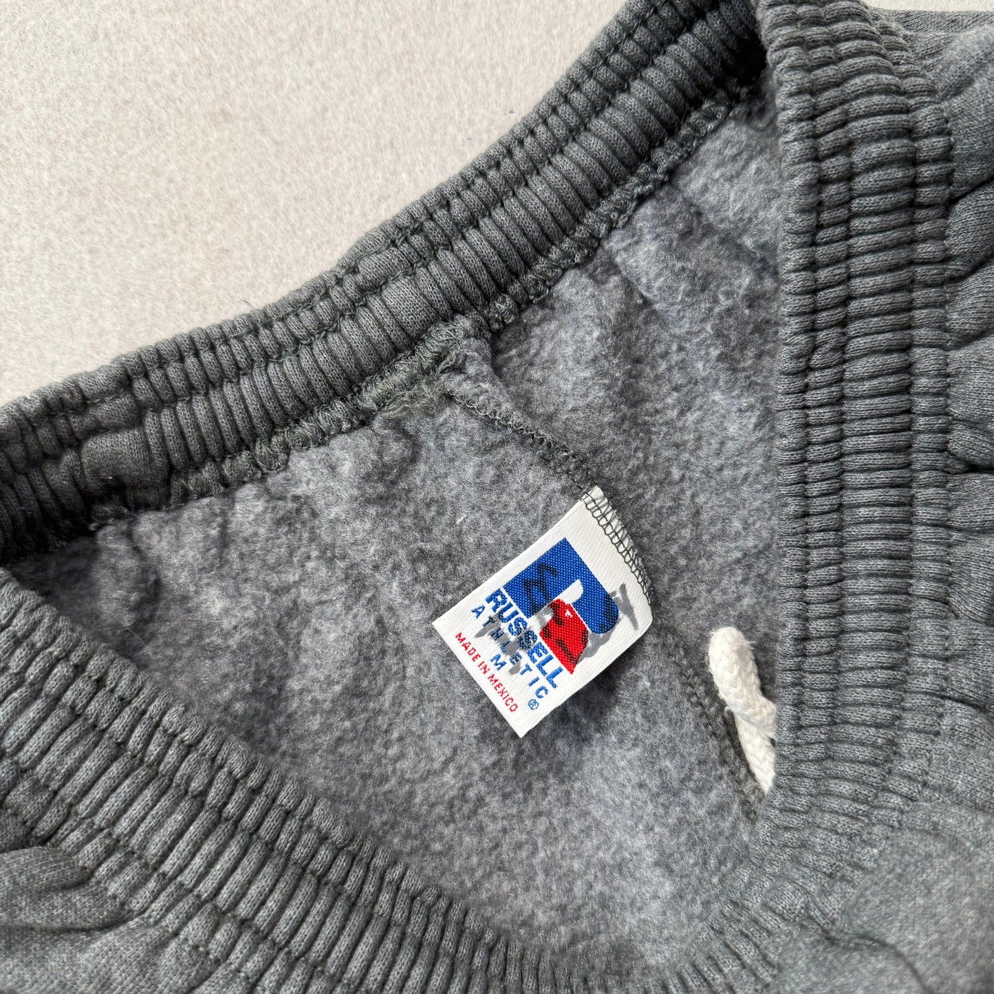 Russell Athletic Unisex Gray Fleece Elastic Waist Joggers Pant Loungewear Size M
