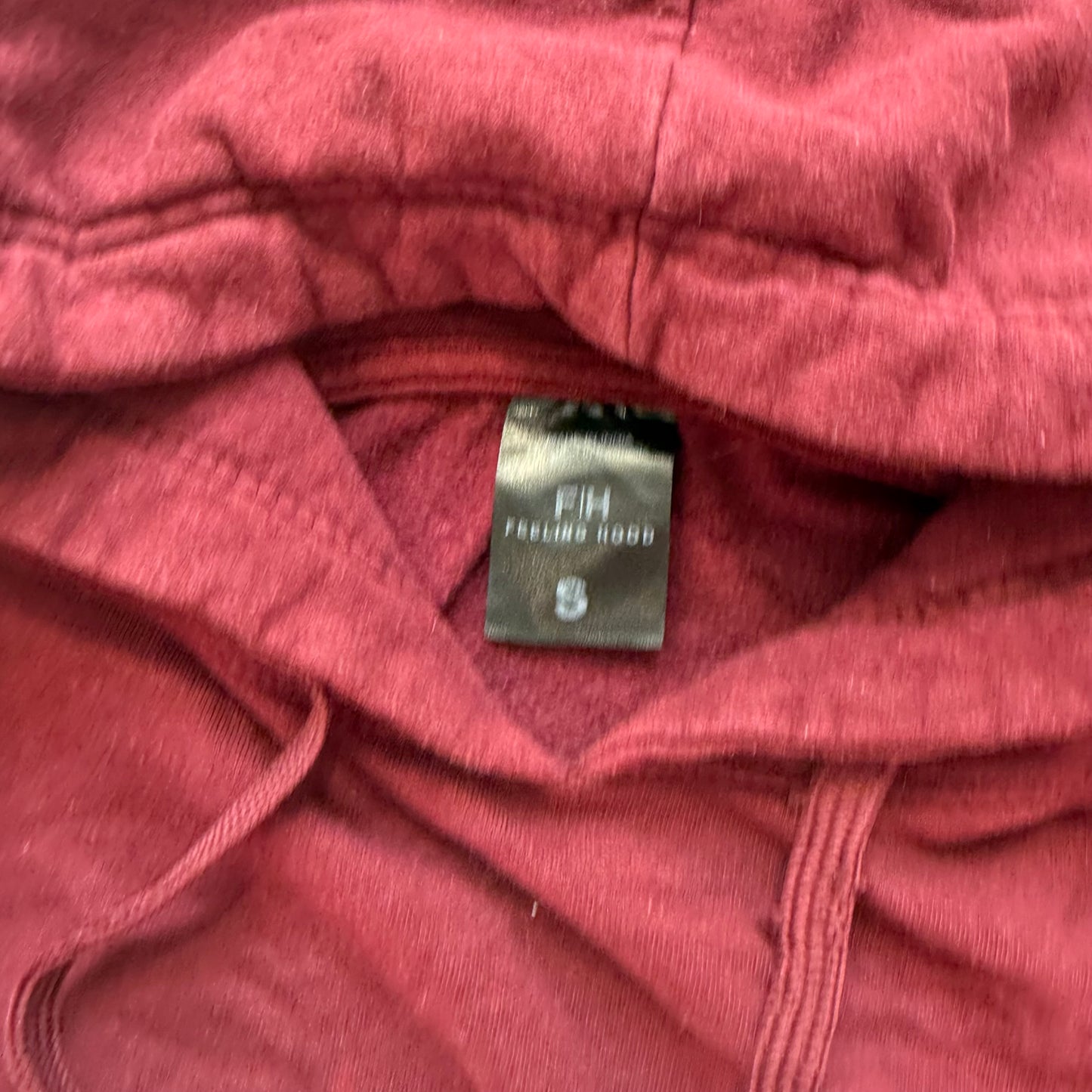 Feeling Hood Seattle Washington Unisex Maroon Pullover Hoodie Graphic Y2k Size S