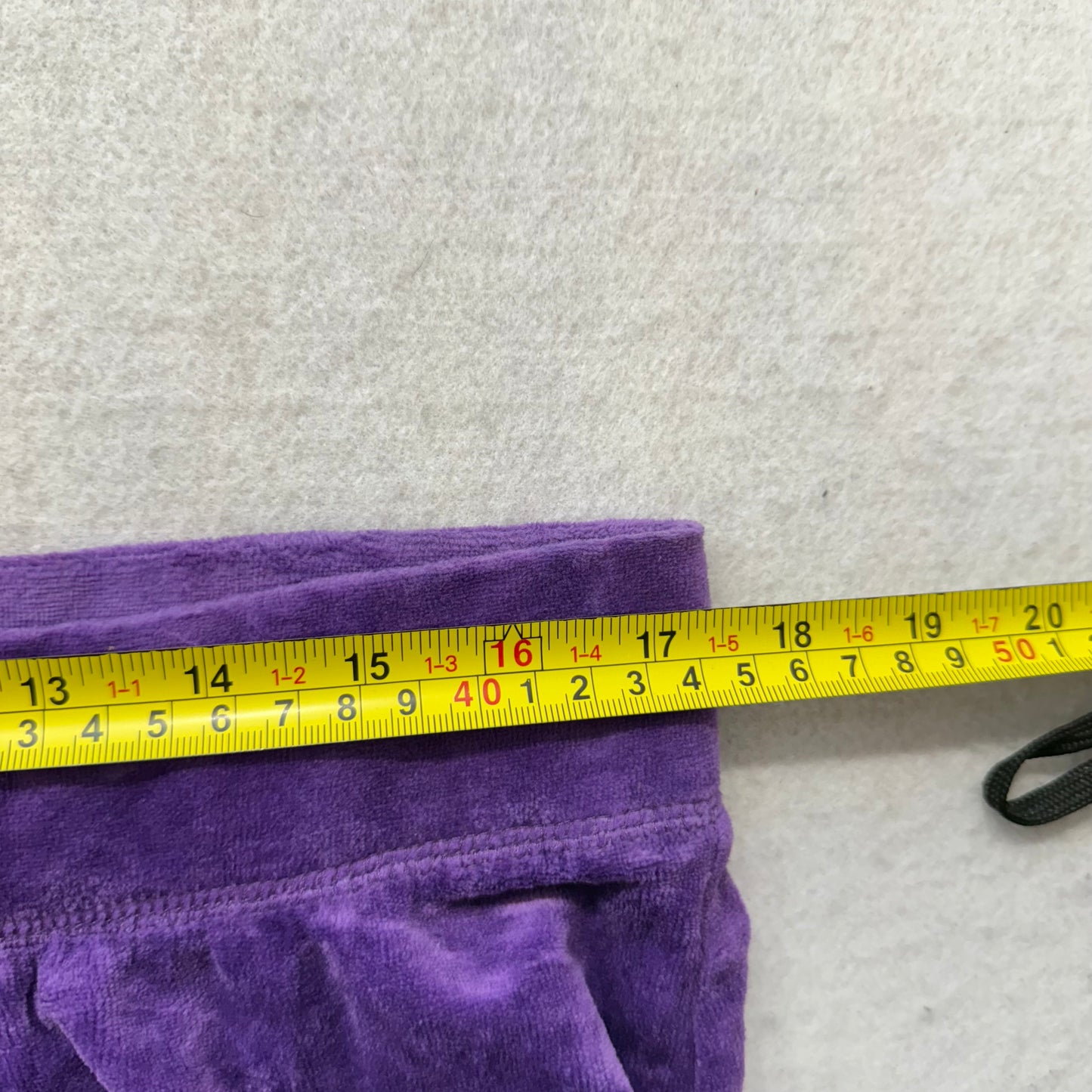 Juicy Couture Women's Purple Velour Flared Track Pant Loungewear Y2K Size XL