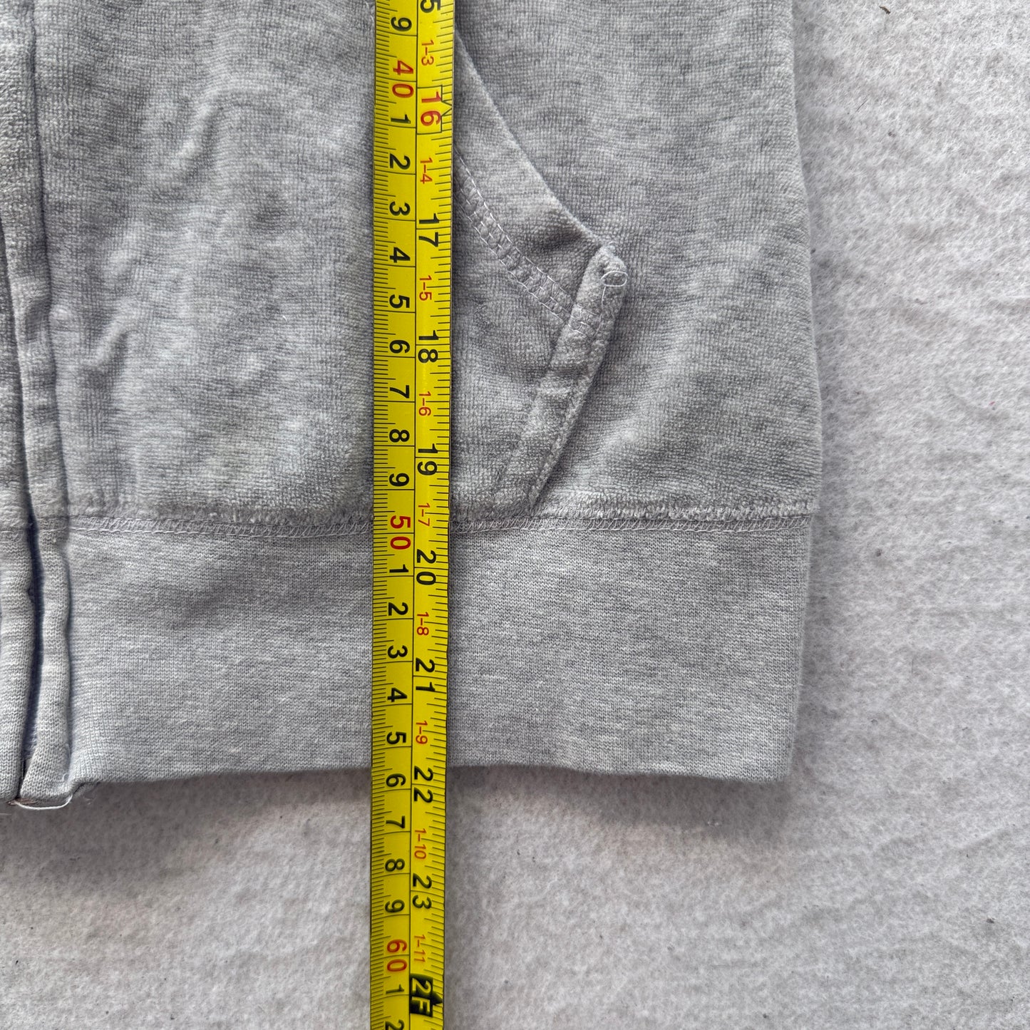Juicy Couture Women's Grey Velour Long Sleeve Zip-Up Hoodie Pockets Y2K Size M