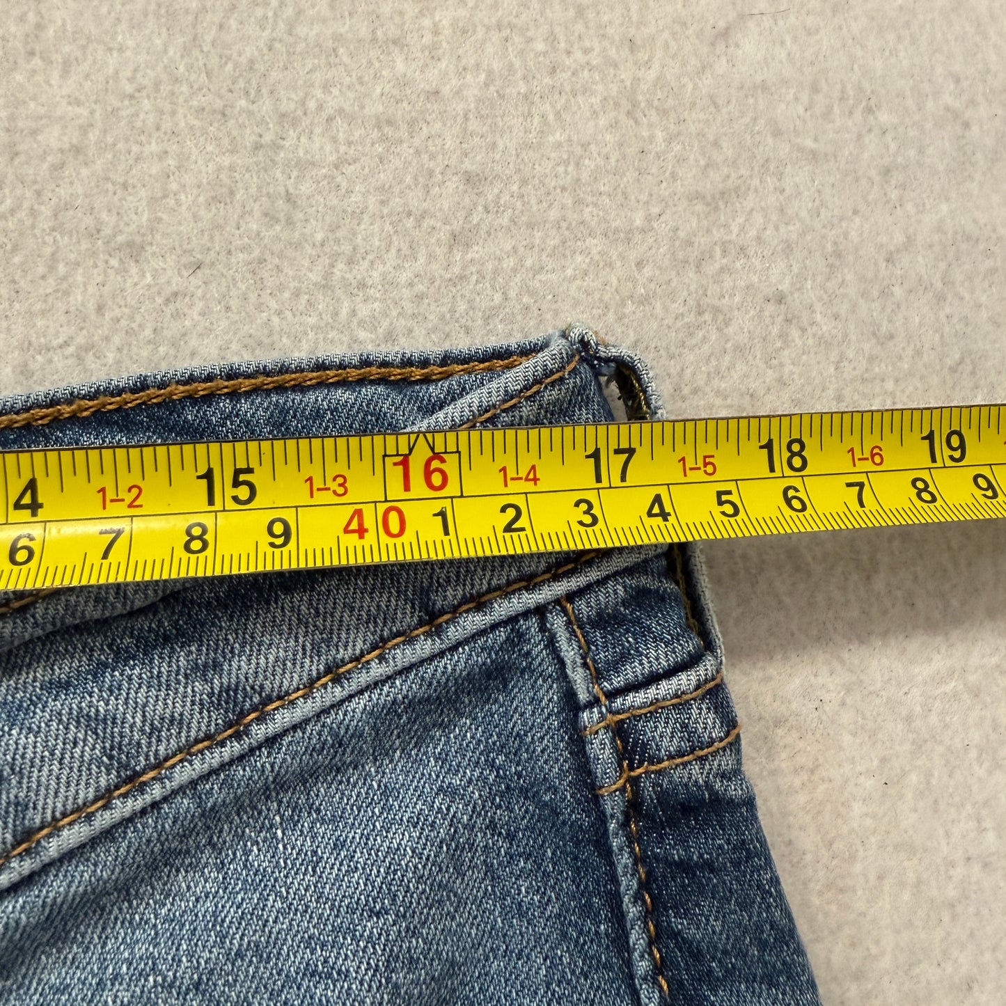 Levi's 541 Men's Blue Straight Denim Jeans Zip-Fly Pockets Classic Size W34xL36