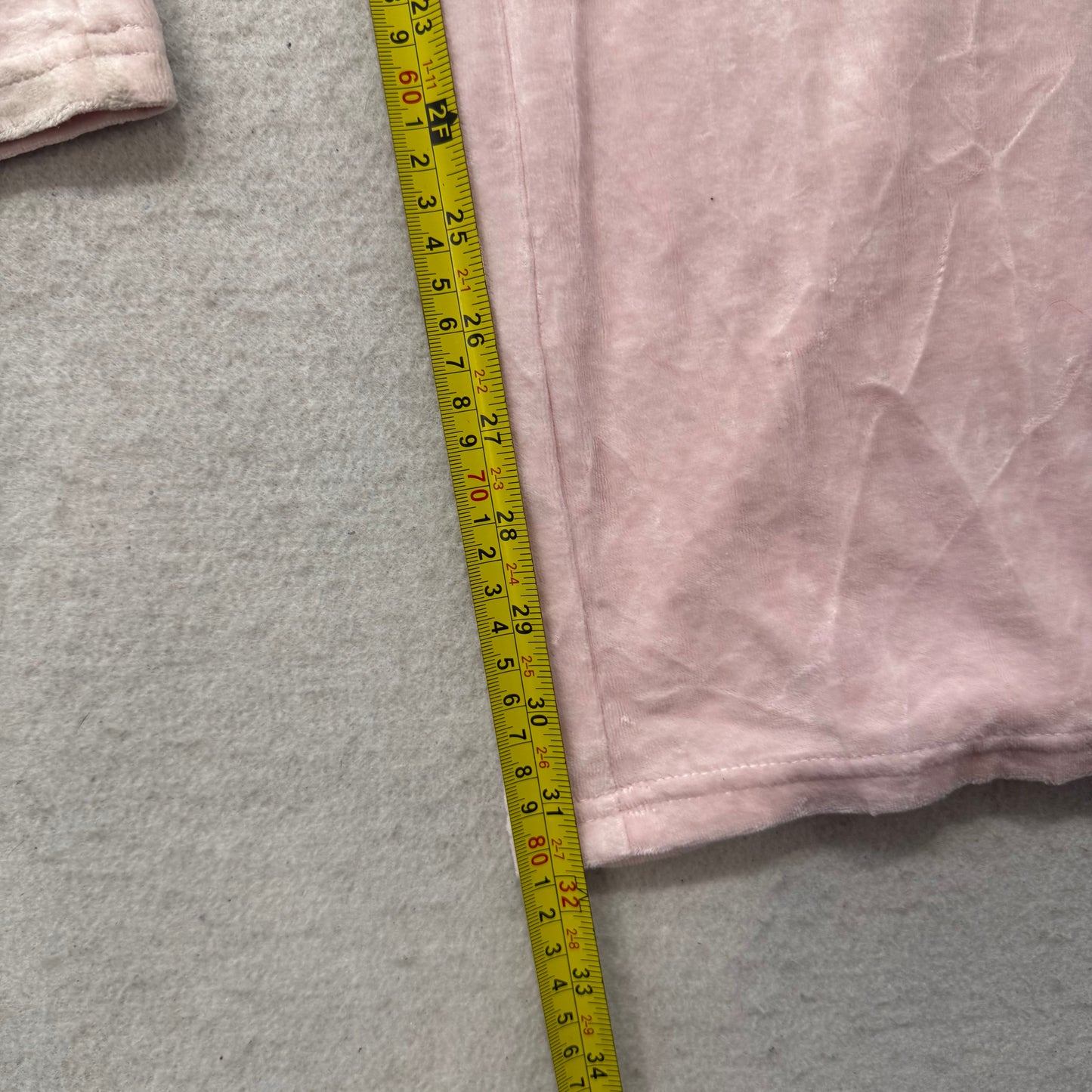 Juicy Couture Women's Pastel Pink Velour Flare Track Pant Loungewear Y2K Size XS