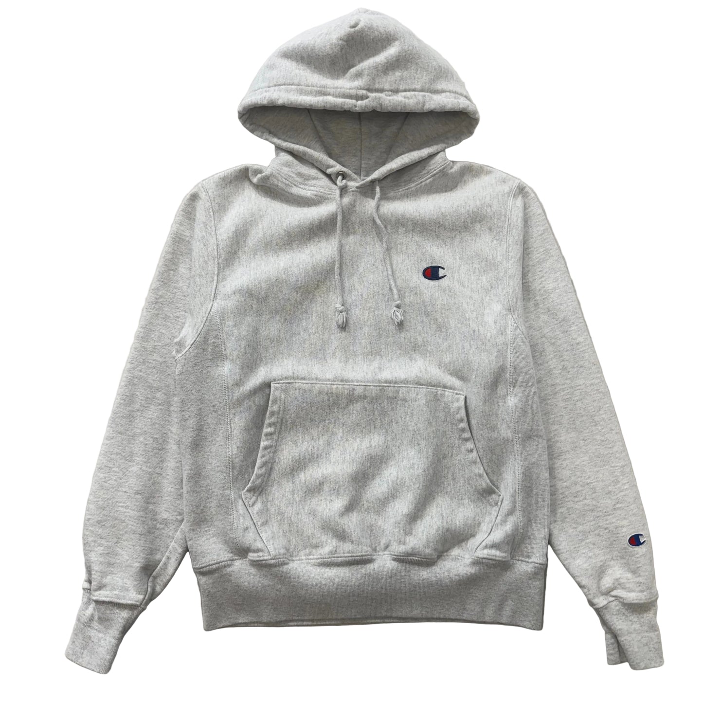 Champion Reverse Weave Gray Pullover Hoodie Kangaroo Pocket Size S