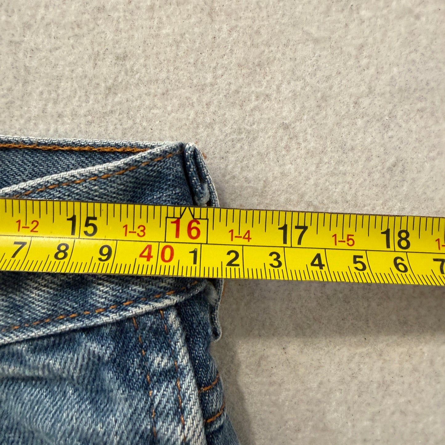 Rustler Men's Blue Denim Jeans Relaxed Fit Pockets Zip-Fly Classic Size W32