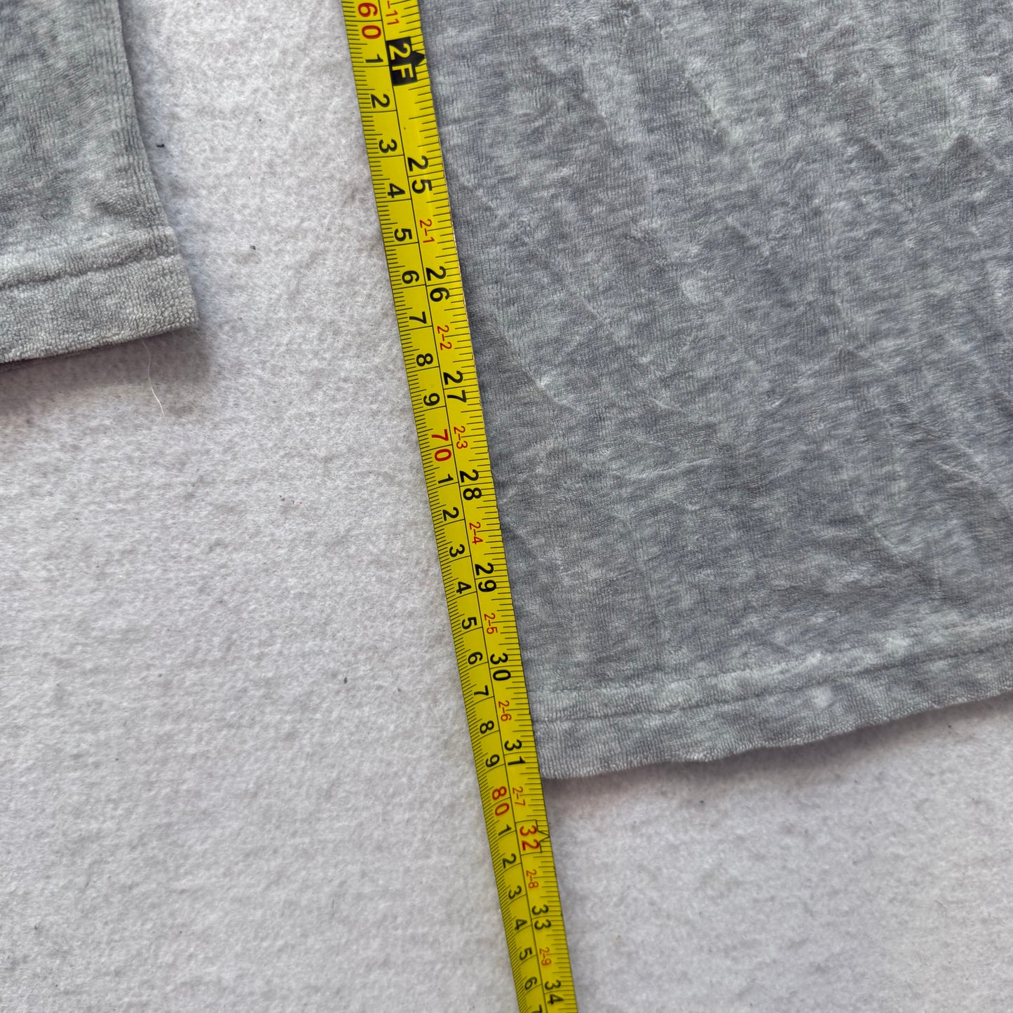 2003 Vintage Juicy Couture Women's Heather Gray Velour Flared Track Pant Size S