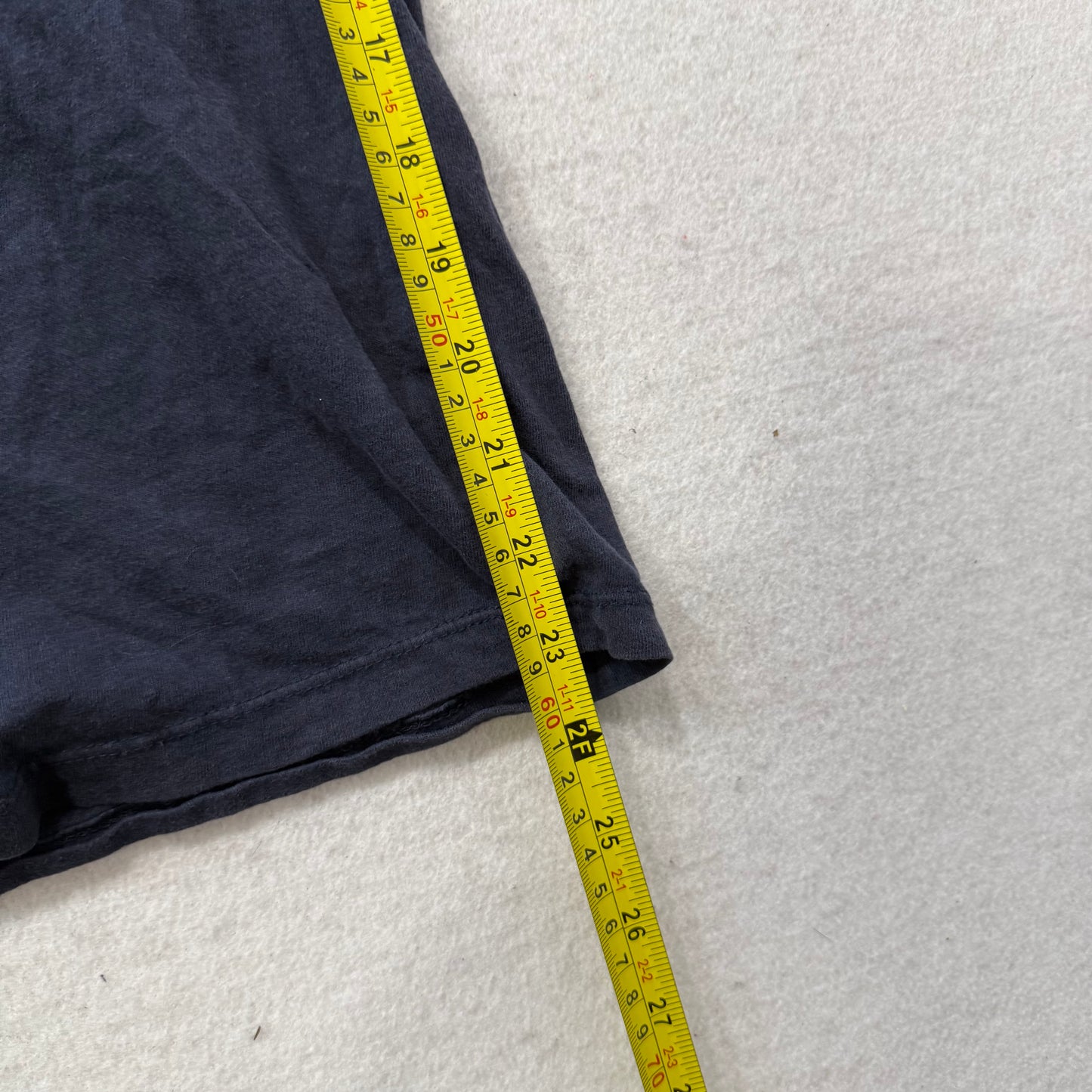 American Eagle Outfitters Women's Navy Cotton Athletic Fit T-Shirt Logo Size M
