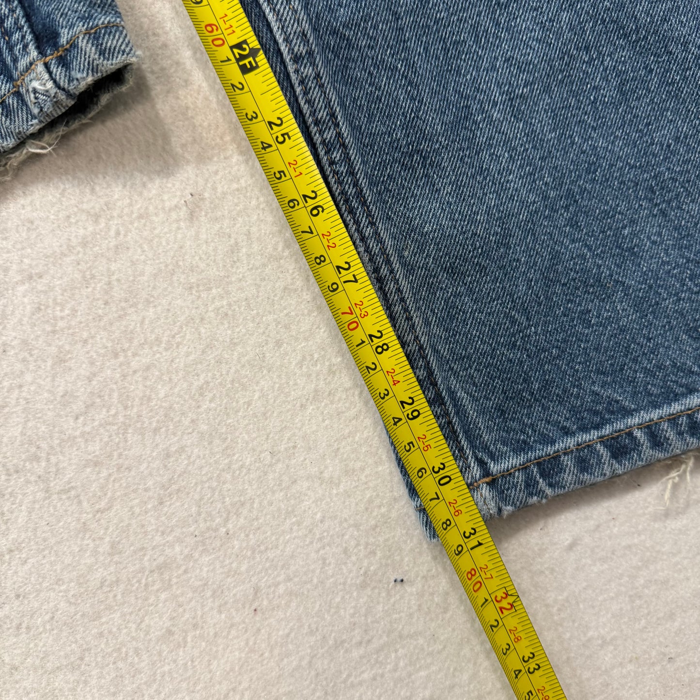 Tommy Hilfiger Men's Blue Baggy Carpenter Jeans Workwear Tool Pockets Waist 38