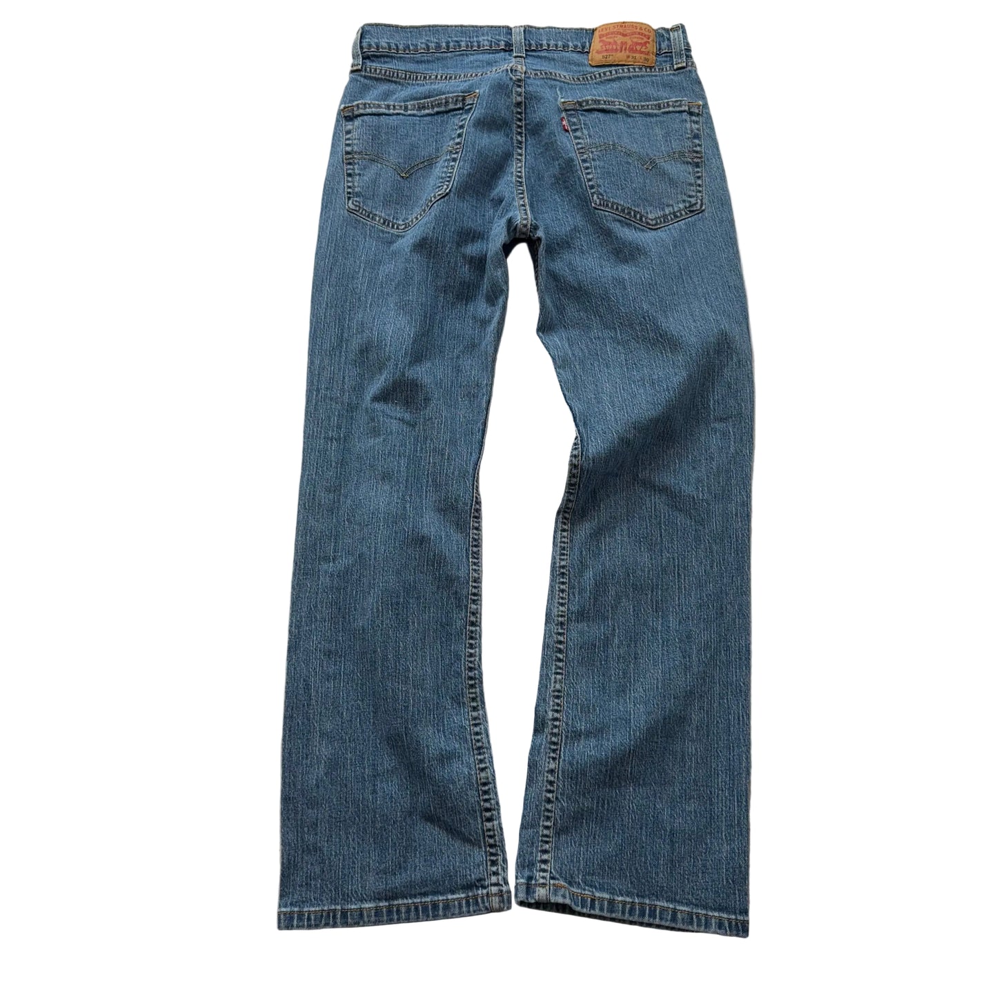 Levi's 527 Men's Blue Denim Slim Bootcut Jeans Western Cowboy Classic Size 30x31