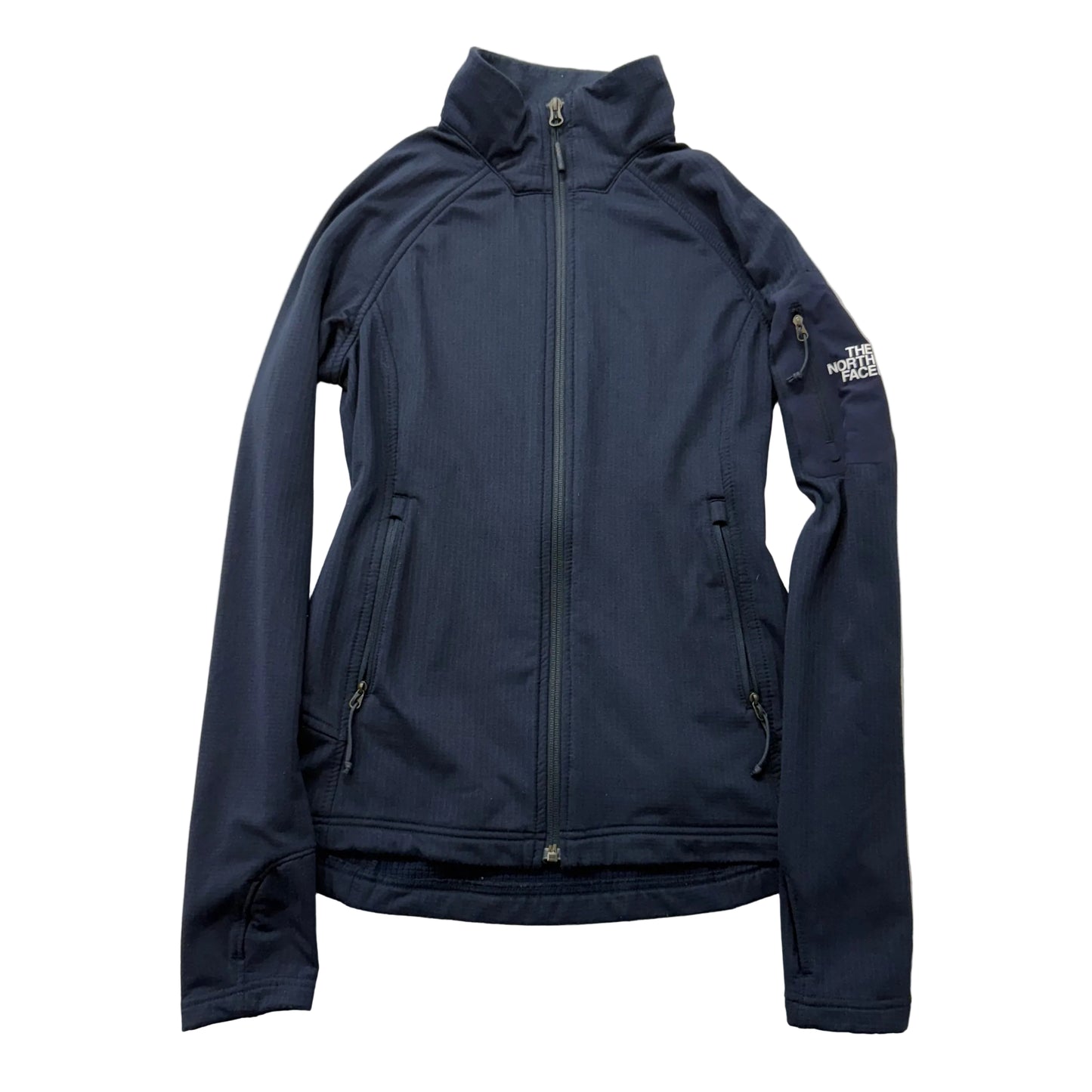 The North Face Women's Mountain Peaks Full Zip Fleece Jacket Zip Pockets Size S