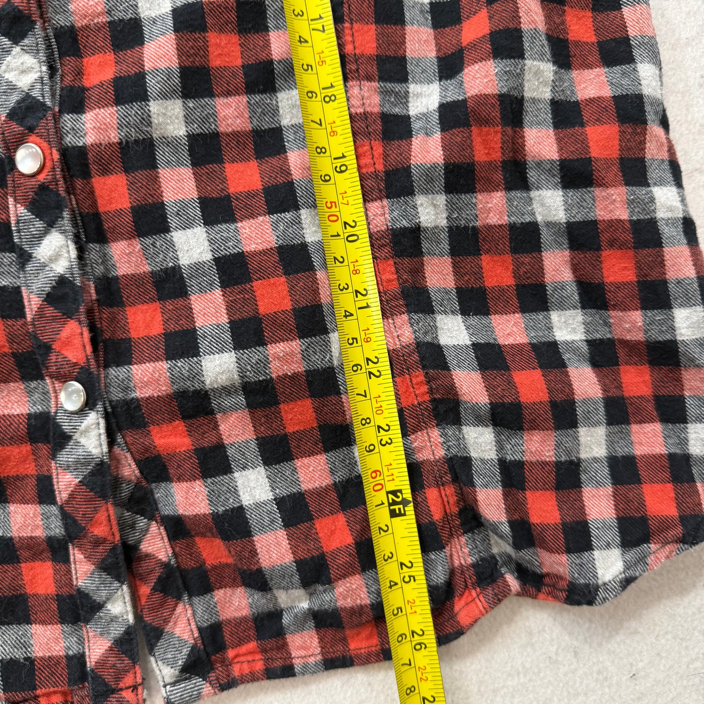 Harley-Davidson Women's Red Black Cotton Button-Down Flannel Shirt Size XL
