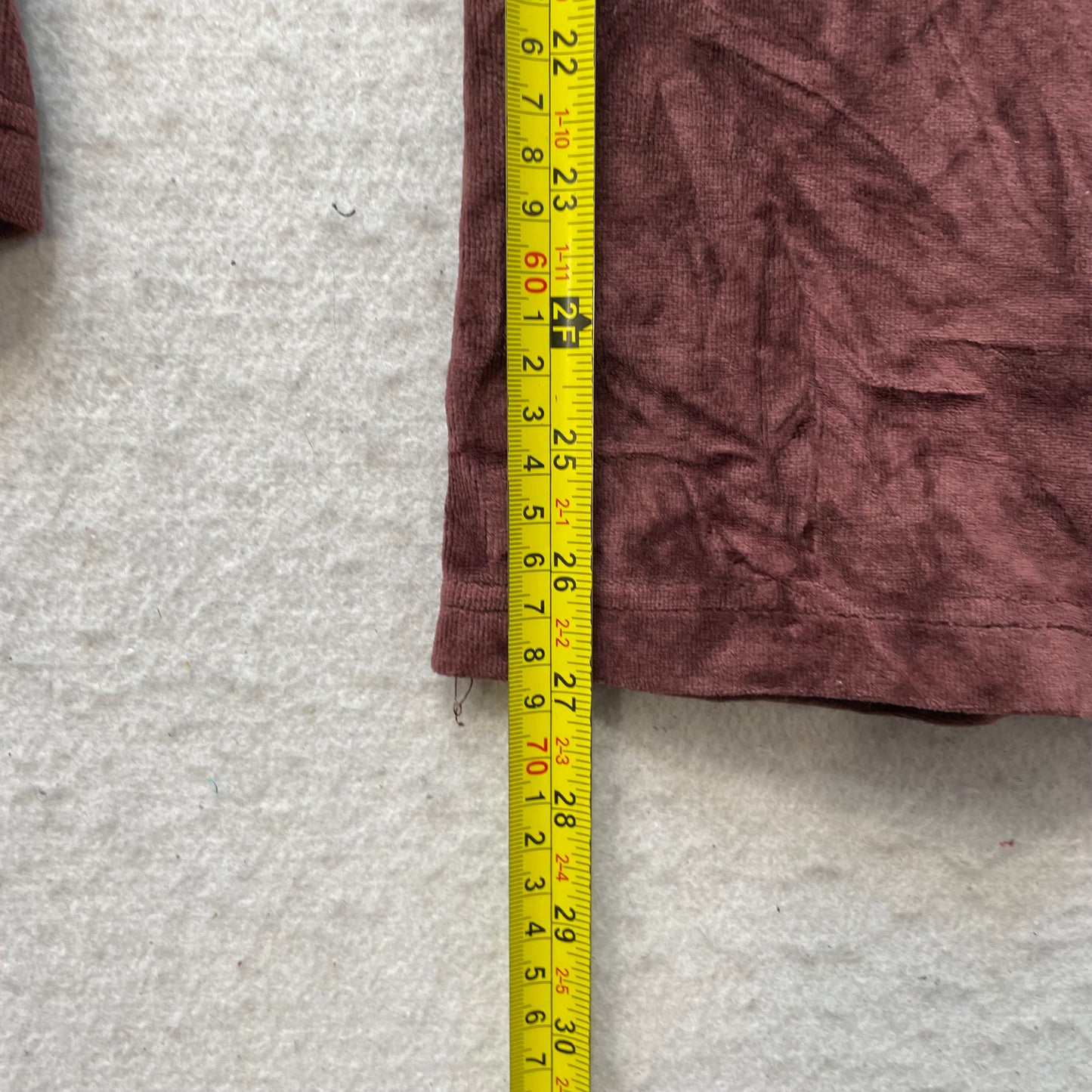 Juicy Couture Women's Burgundy Velour Flared Leg Track Pants Loungewear Size XL