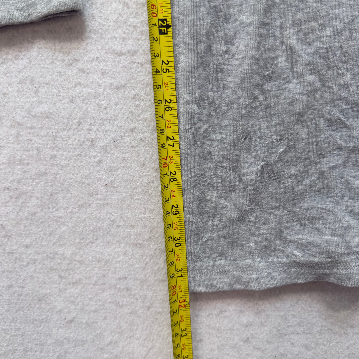 Juicy Couture Women's Heather Gray Velour Flared Track Pants Drawstring Size M