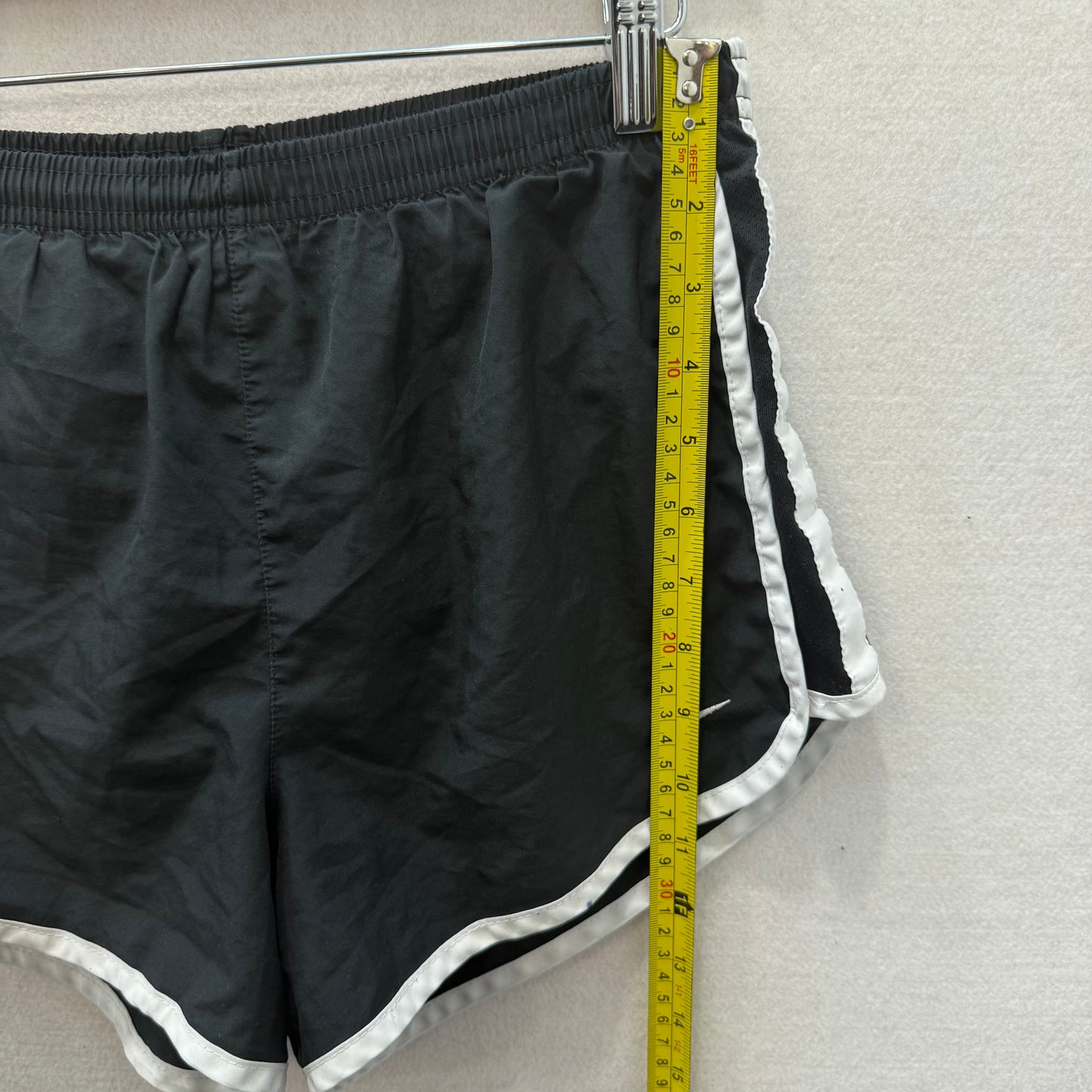 Nike Dri-FIT Tempo Women's Black Running Shorts Sportswear Swoosh Logo Size S