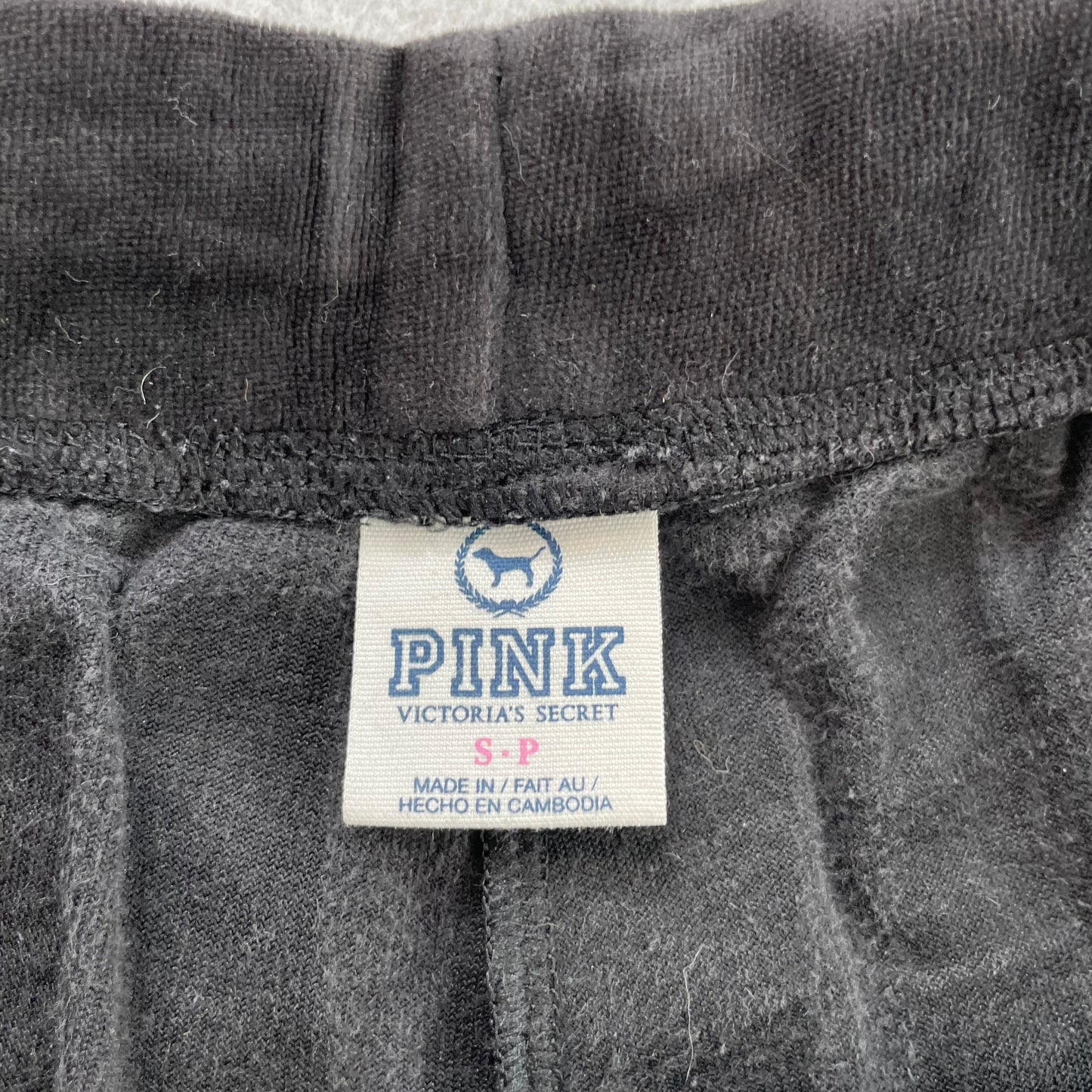Victoria's Secret PINK Women's Black Lounge Shorts Drawstring Loungewear Size S