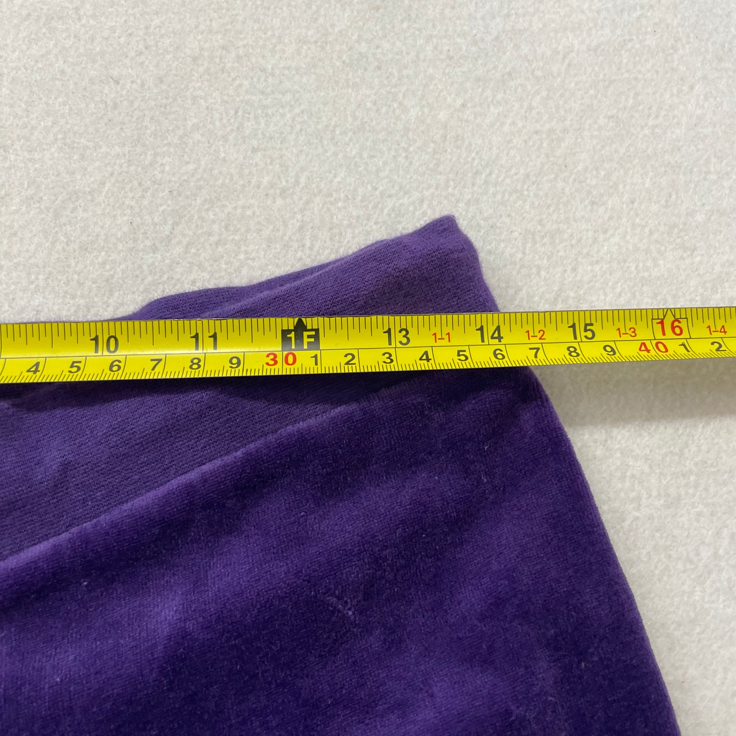 Juicy Couture Women's Dark Purple Velour Flared Track Pant Loungewear Y2K Size M
