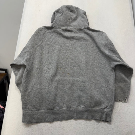 Jansport Mens Heather Gray Cotton Blend Pullover Hoodie Kangaroo Pocket Size 2XL