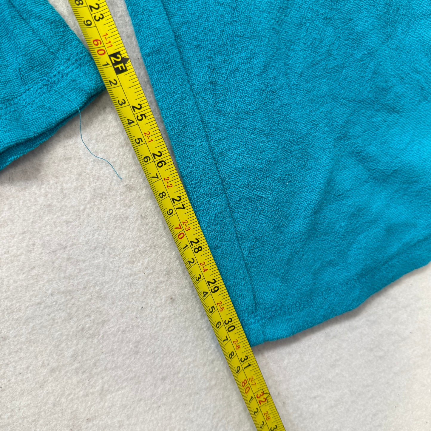 Juicy Couture Women's Teal Blue Terrycloth Flared Track Pant Loungewear Size M