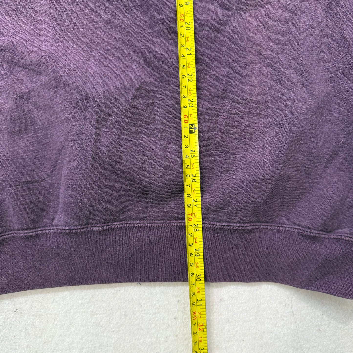 Oarsman 913 City Club Marietta Est. 1991 Purple Cotton Blend Sweatshirt Size 2X