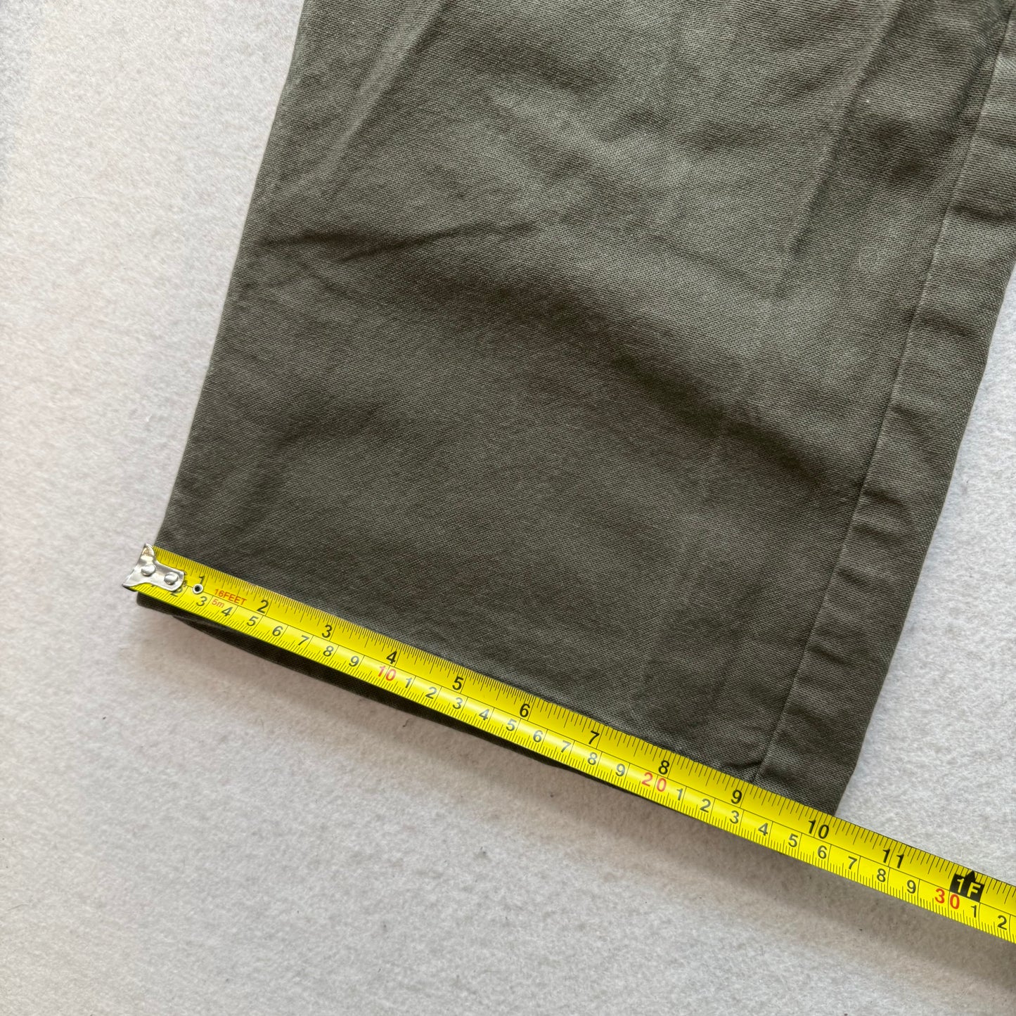 Dickies Men's Army Green Cotton Straight Leg Carpenter Pant Hammer Loop Size 44