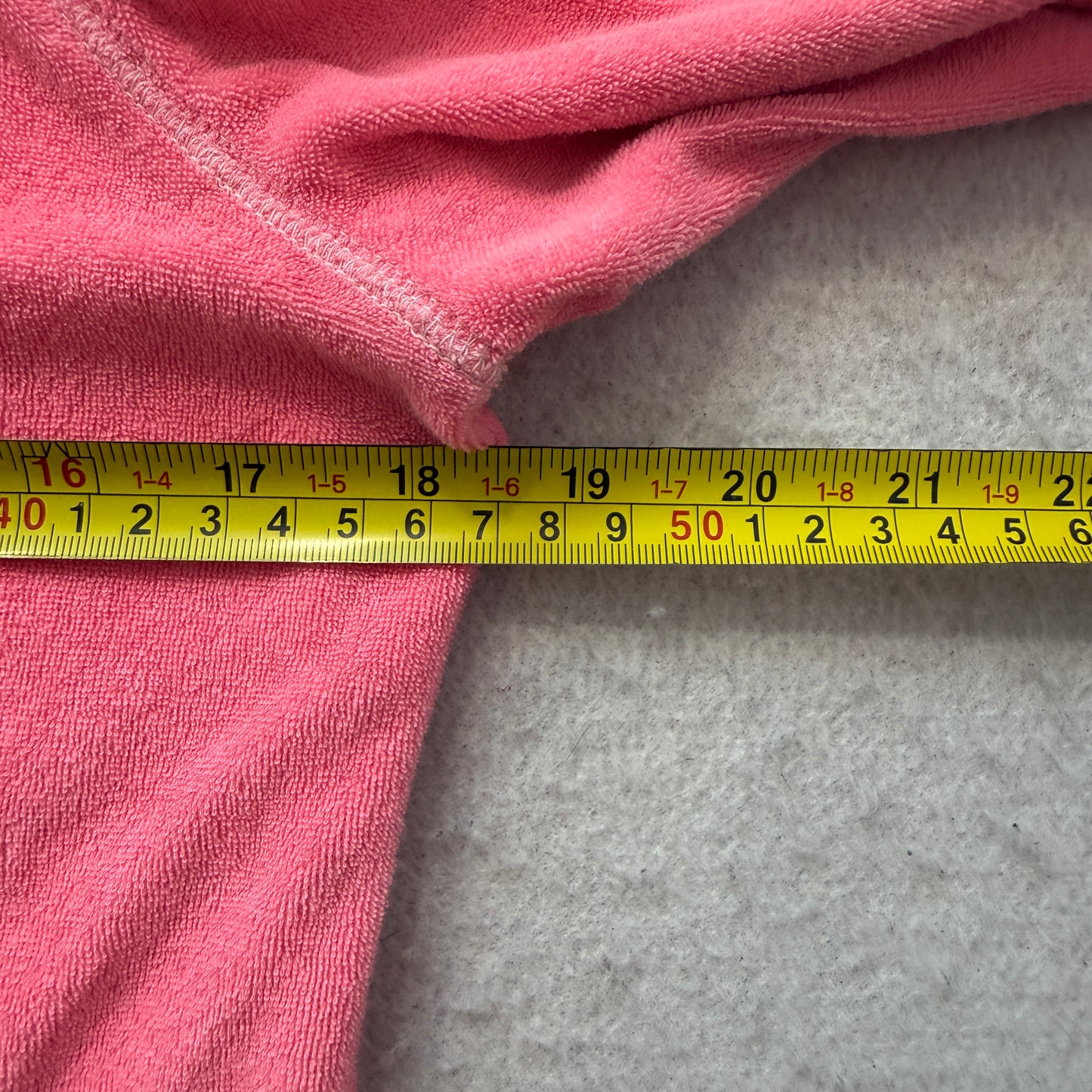 Victoria's Secret PINK Women's Pink Terry Cloth Zip-Up Hoodie Pockets Size M