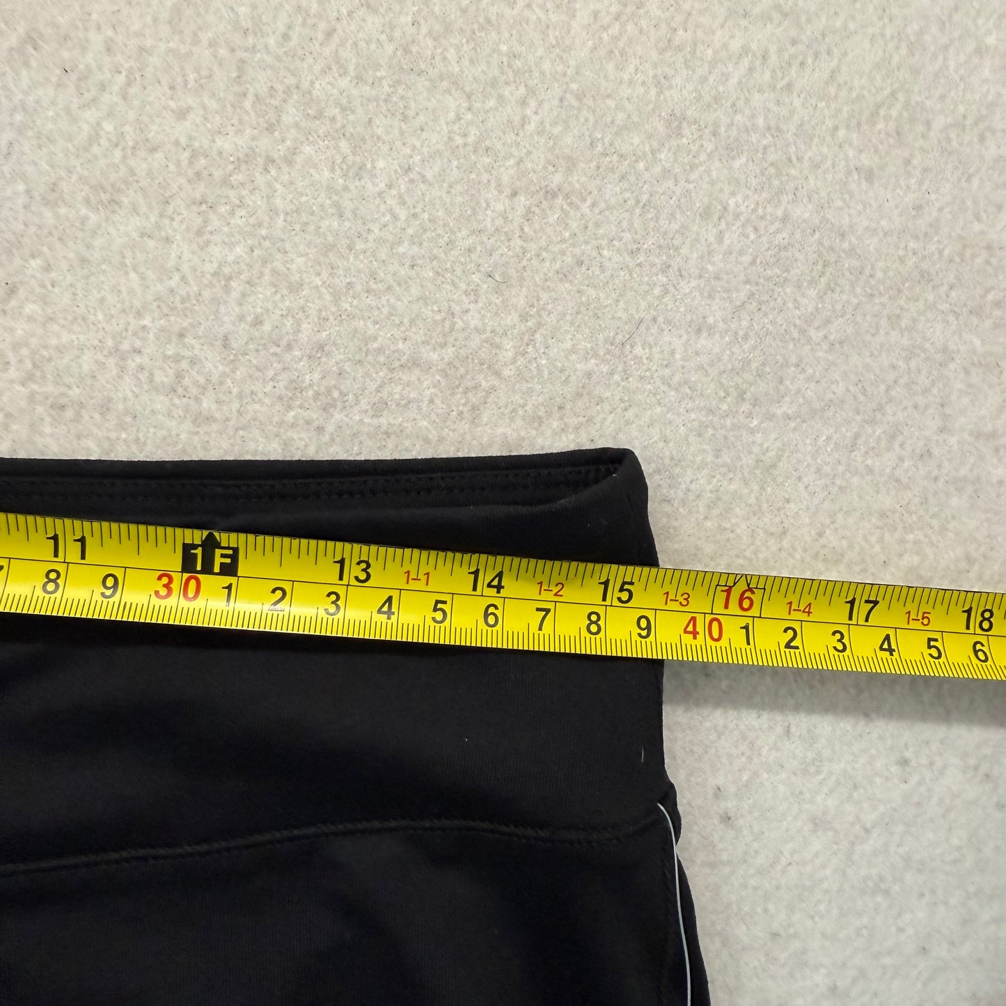 Alo Yoga Women's Black Nylon Flared Legging Stretch Athleisure Y2k Size L NWT