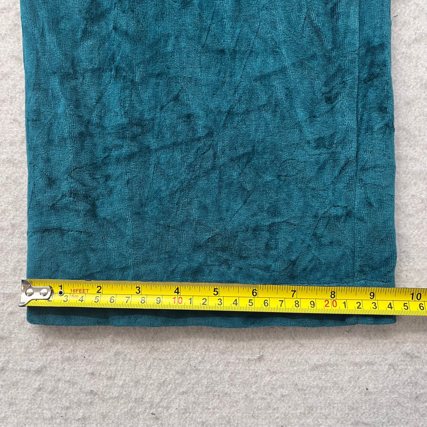Vintage Juicy Couture Women Teal Blue Flared Leg Track Pant Drawstring Size L