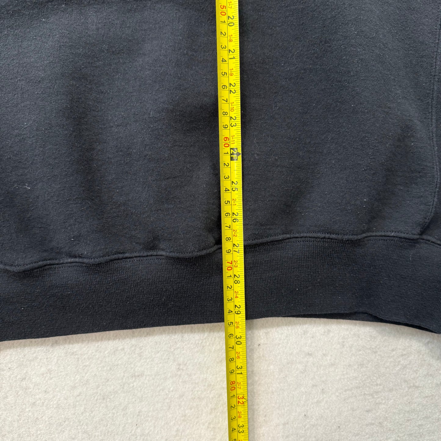 Russell Athletic Men's Black Pullover Crewneck Sweatshirt Fleece Lined Size 2XL