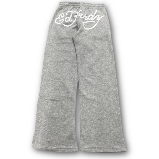 ED HARDY “ Eagle Heart” GREY FLARED PANTS - Clean Curriculums 