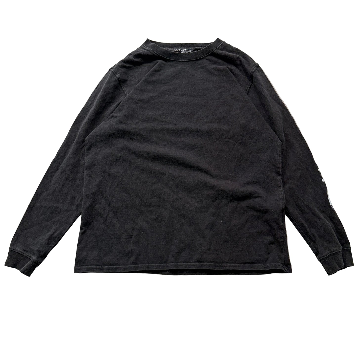 Carhartt Men's Black Loose Fit Sweatshirt Pullover Long Sleeve Classic Size M