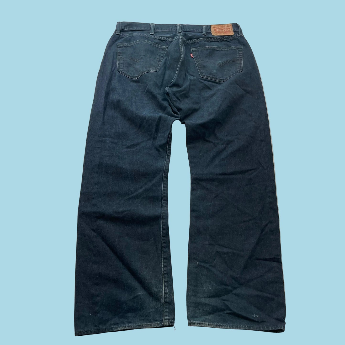 Levi's 501 Classic Original Fit Men's Blue Denim Jeans Button Fly Size 38x32