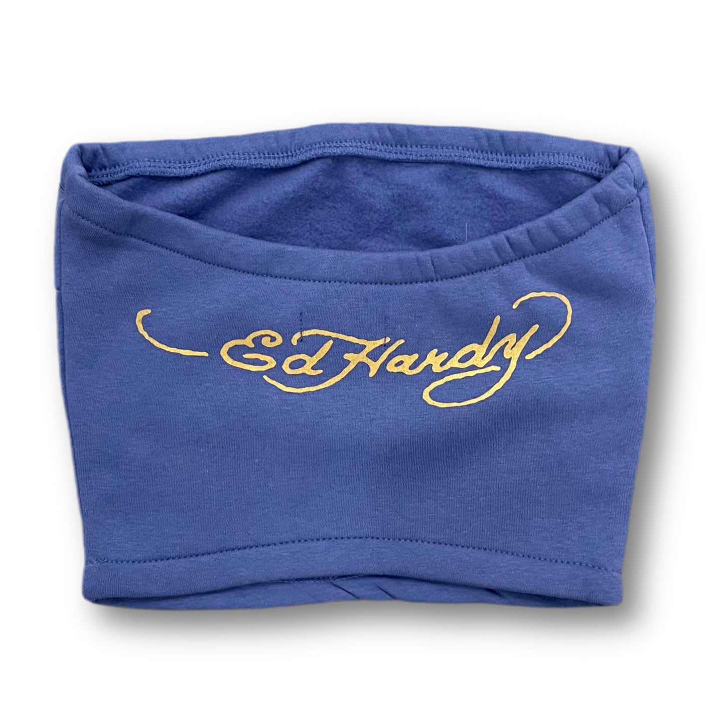 ED HARDY “NYC Skull” BLUE TUBE TOP - Clean Curriculums 