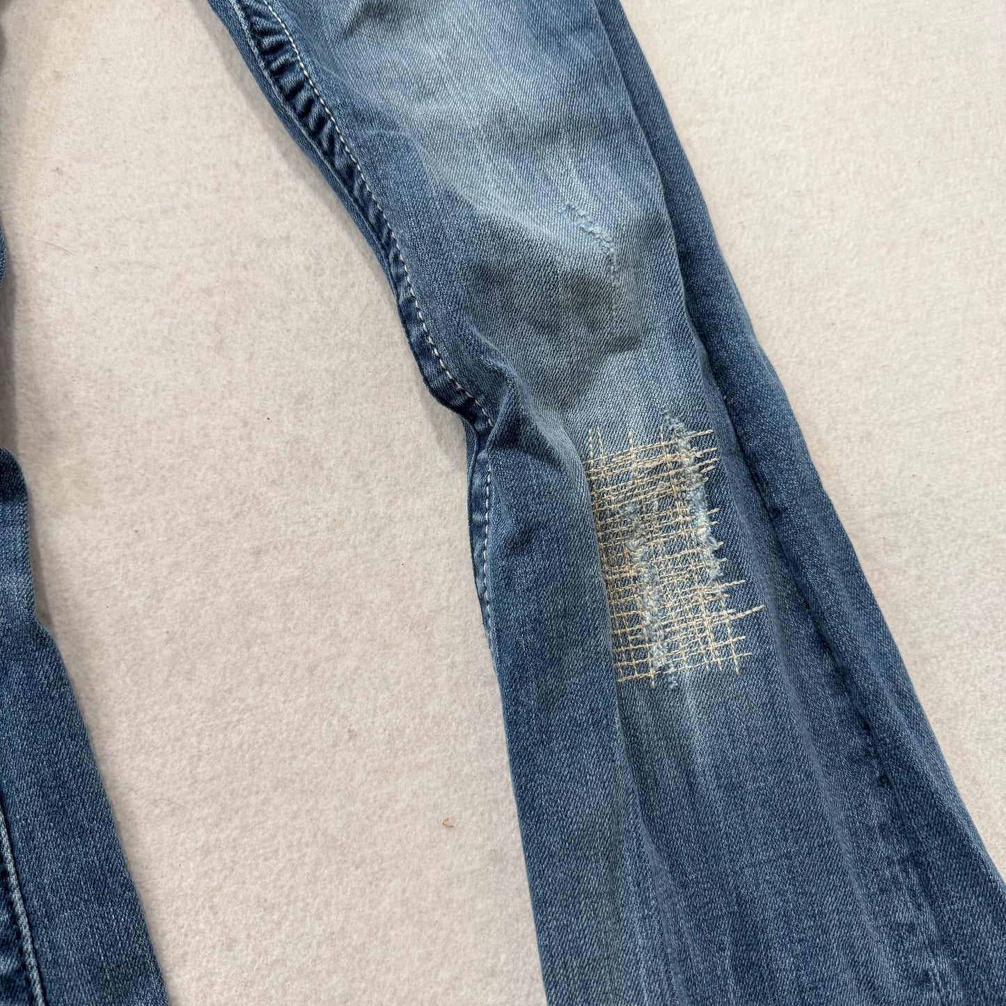 RARE Miss Me Angle Wings Flared Embellished Bootcut Jeans Low Rise Size 25