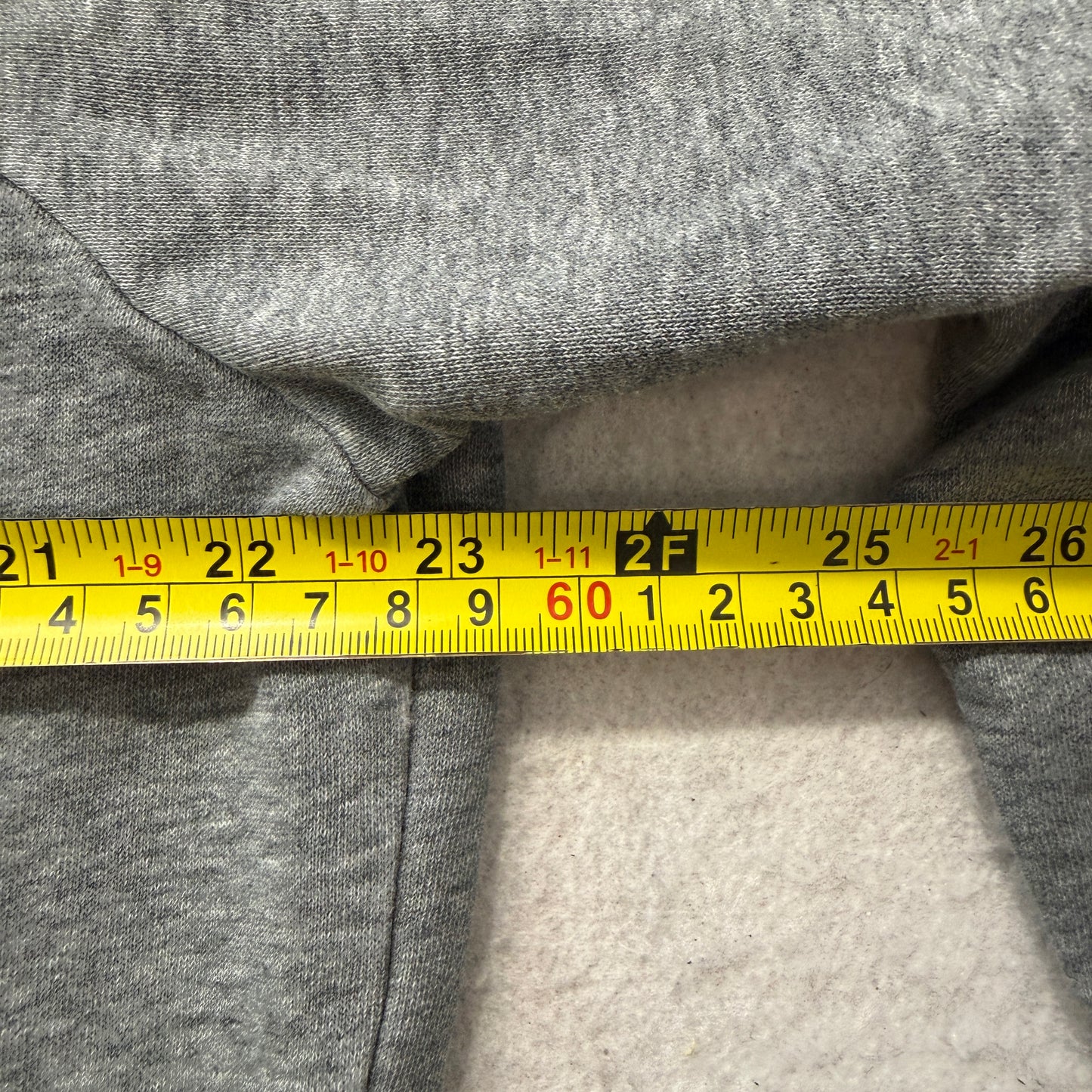 Under Armour Men's Grey Fleece Pullover Hoodie Drawstring Pockets Logo Size L