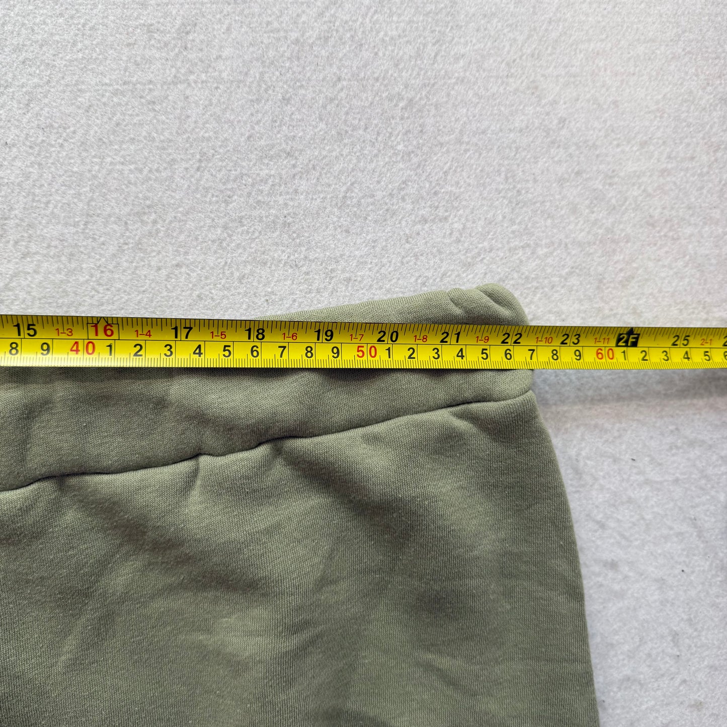 Ed Hardy Women's Olive Green Fleece Mini Skirt Drawstring Waistband Logo Size 3X