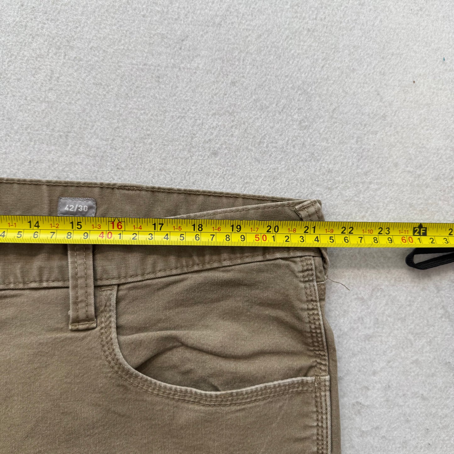 Ariat Rebar M4 Men's Khaki Canvas Straight Leg Work Pant Relaxed Fit Size 42x30