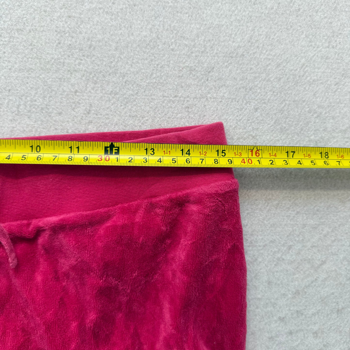 Juicy Couture Women's Raspberry Velour Flared Track Pant Loungewear Y2K Size M