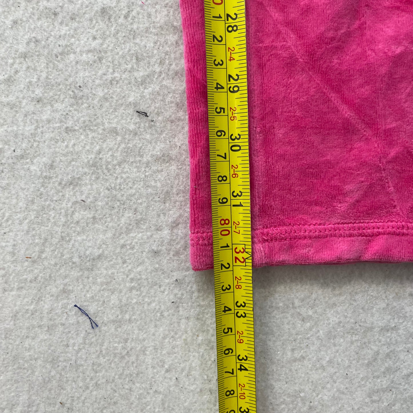 Vintage Juicy Couture Women Hot Pink Velour Tracksuit Set Hoodie & Pant Size S/M