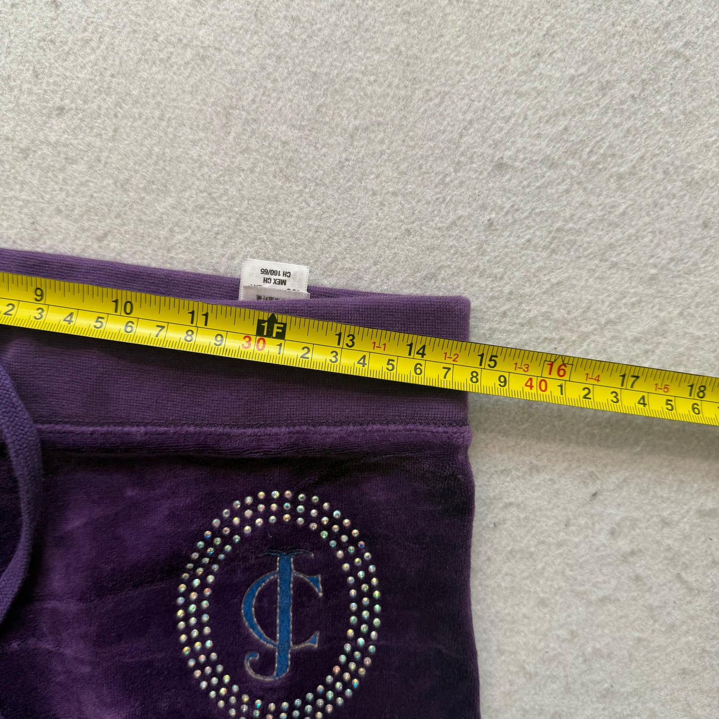 Vintage Juicy Couture Women Deep Purple Velour Hoodie & Flared Pant Y2k Size L/S