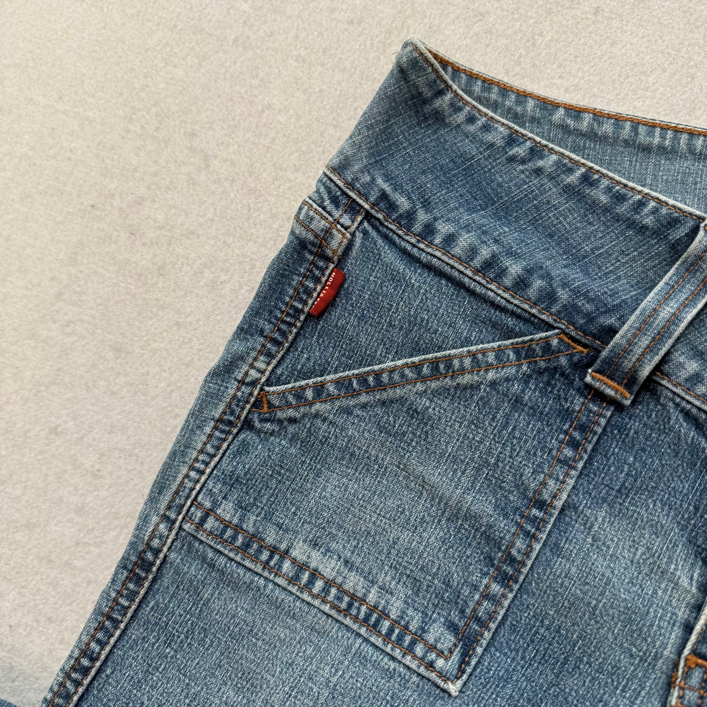 Hollister Low Rise Flare Jeans Blue Y2K Bootcut Denim Size S