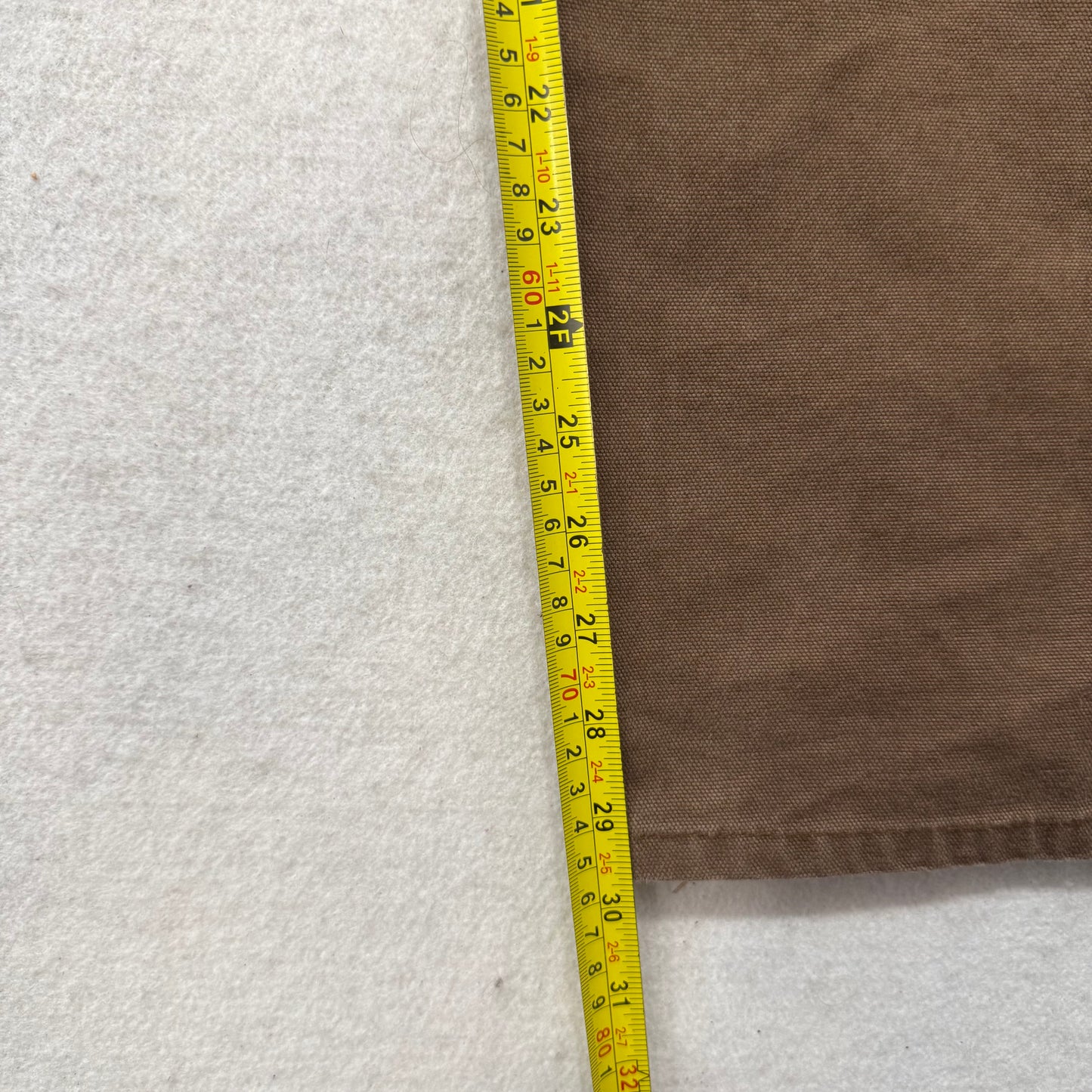 Dickies Men's Brown Cotton Wide Leg Baggy Carpenter Pants Hammer Loop Size 40