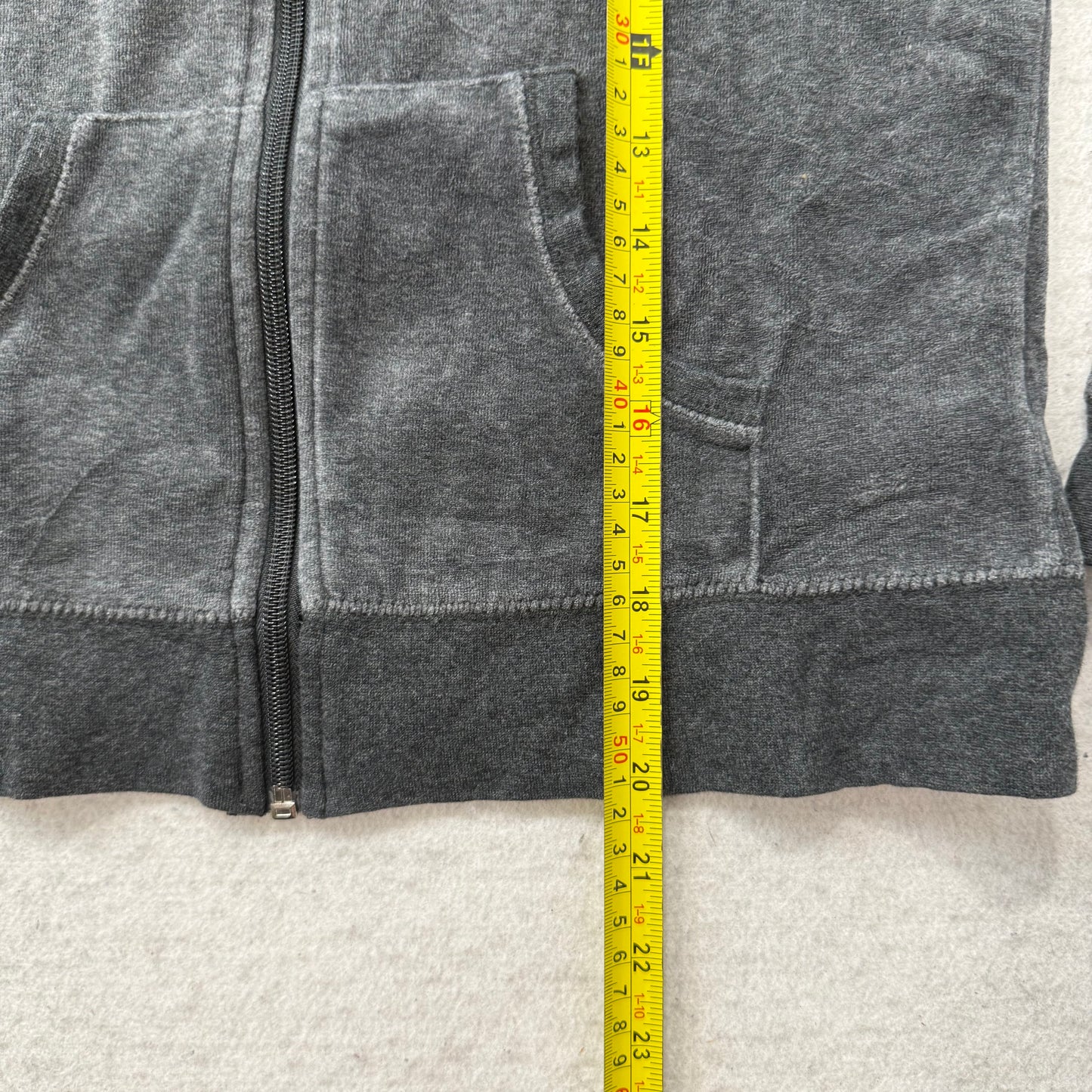 Juicy Couture Women's Charcoal Velour Tracksuit Set Hoodie & Flared Pant Size M/L